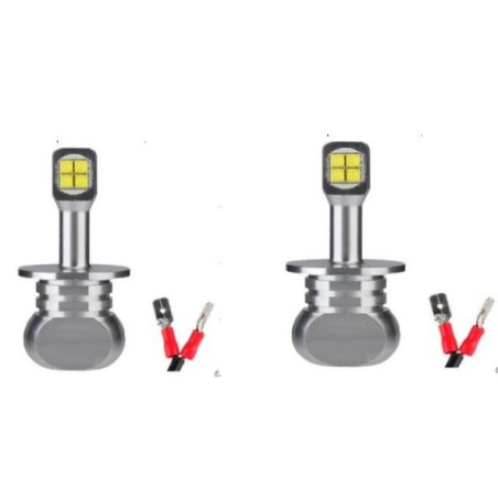 PAREJA BOMBILLAS LED H3 6000K EFECTO XENON 60W
