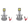 PAREJA BOMBILLAS LED H3 6000K EFECTO XENON 60W