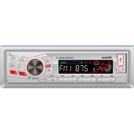 RADIO SIN MECANISMO NAUTICA USB SD JACK