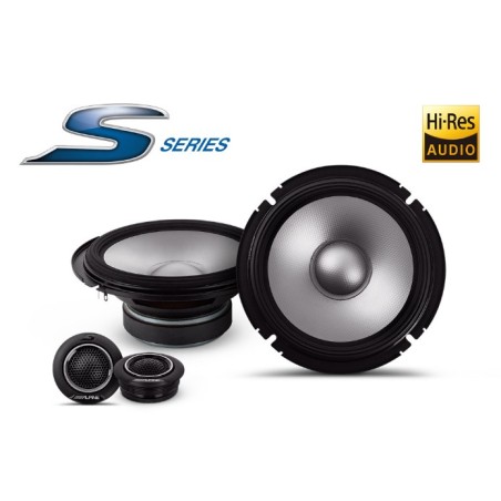 SISTEMA DE VIAS SEPARADAS ALPINE 6.5"