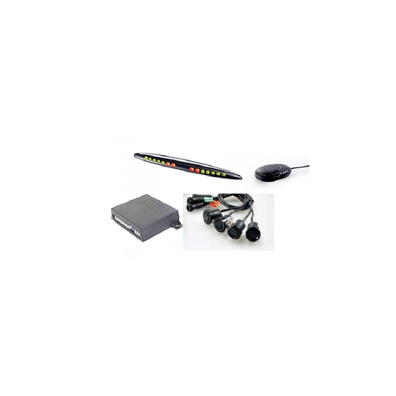 SENSOR DE PARKING 4 CAPSULAS DISPLAY + BUZZER