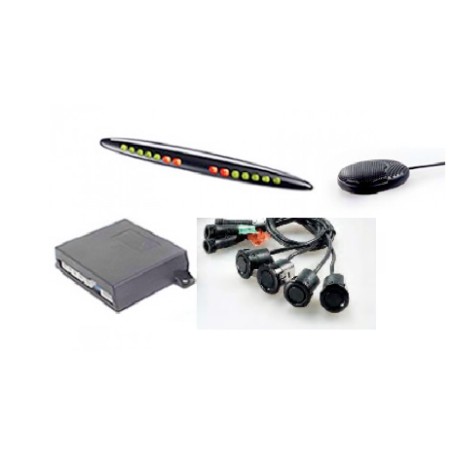 SENSOR DE PARKING 4 CAPSULAS DISPLAY + BUZZER