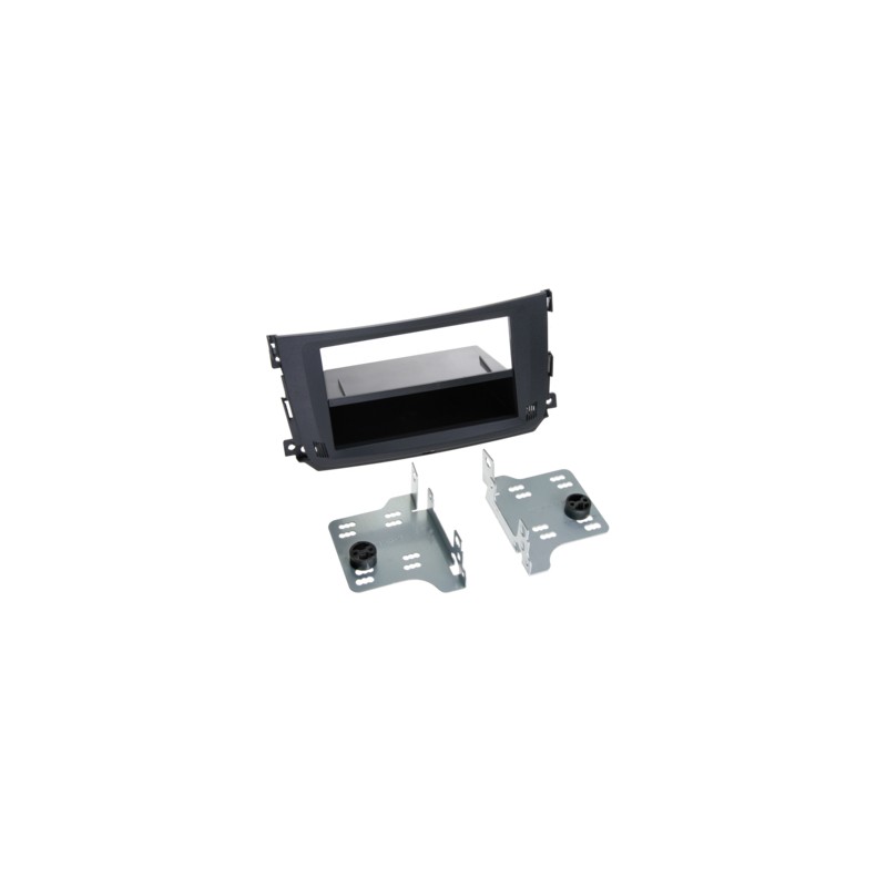 FRONTAL RADIO 2 DIN  MERCEDES, SMART COLOR NEGRO