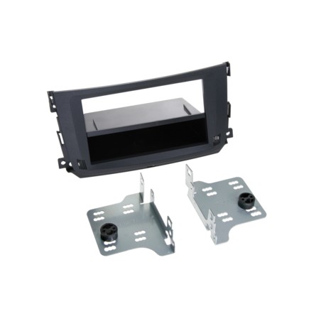 FRONTAL RADIO 2 DIN  MERCEDES, SMART COLOR NEGRO