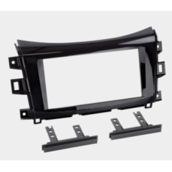MARCO 2-DIN NEGRO PIANO NISSAN NAVARA RENAULT ALAS