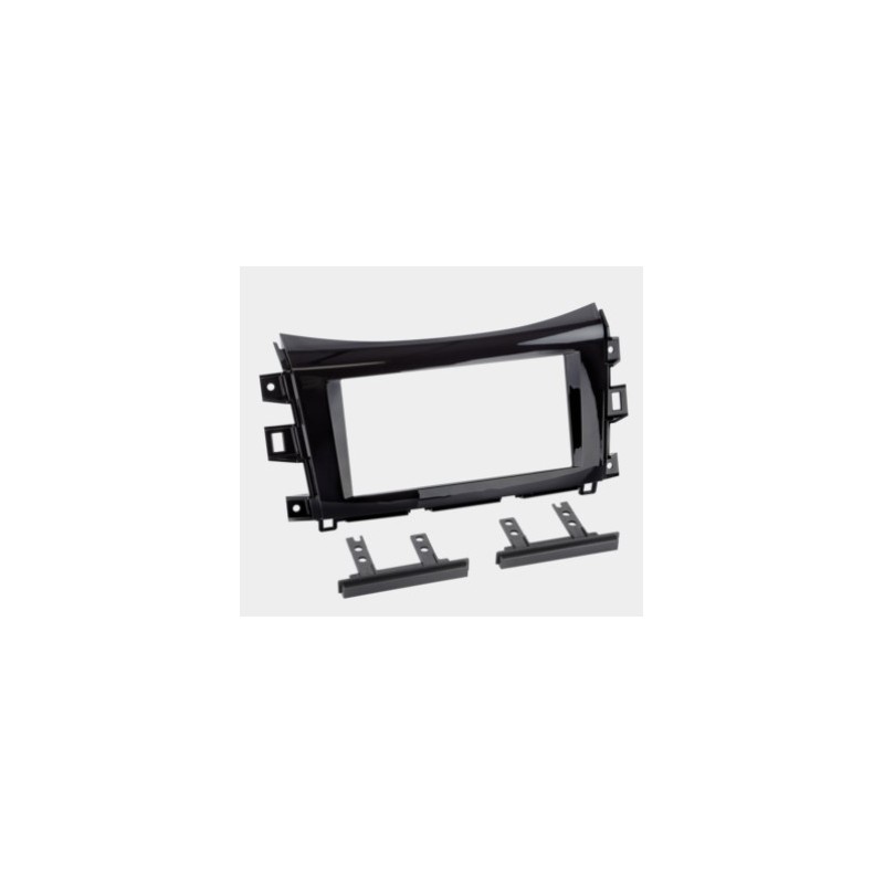 MARCO 2-DIN NEGRO PIANO NISSAN NAVARA RENAULT ALAS