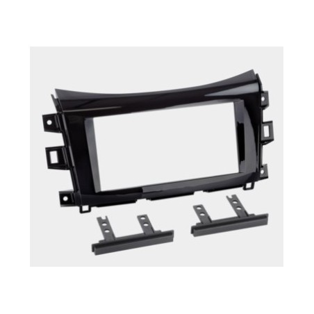 MARCO 2-DIN NEGRO PIANO NISSAN NAVARA RENAULT ALAS