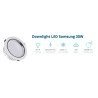 Downlight 20 cm 30w 120º 2300 lumenes 6000K
