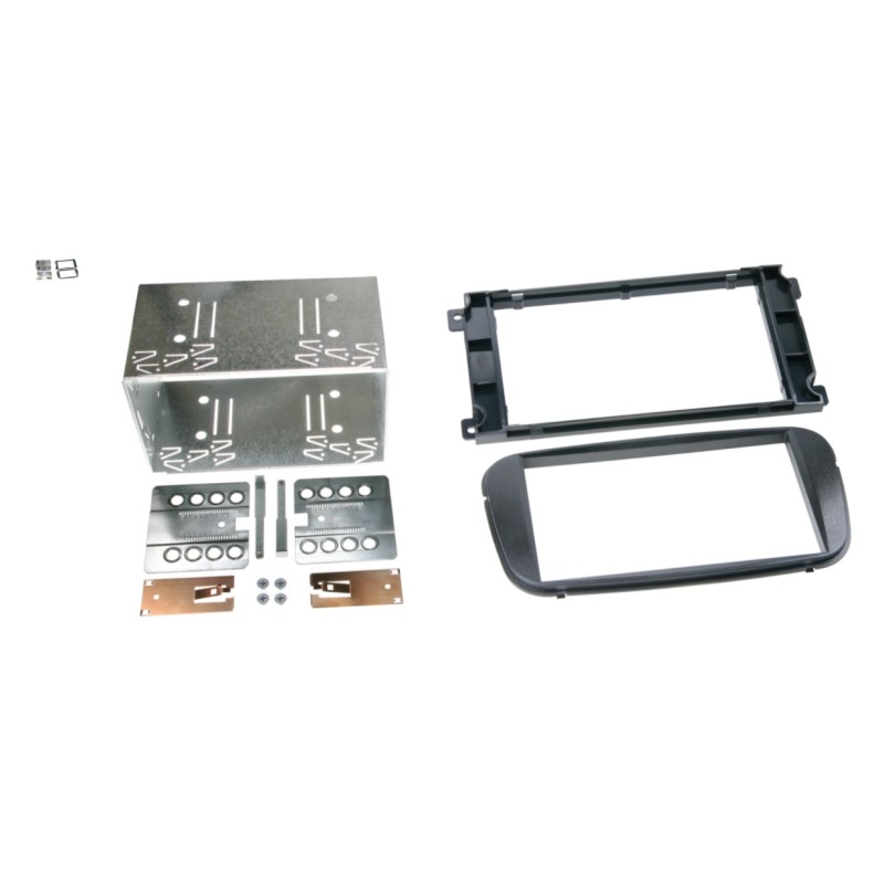 FRONTAL RADIO 2 DIN FORD, COLOR NEGRO