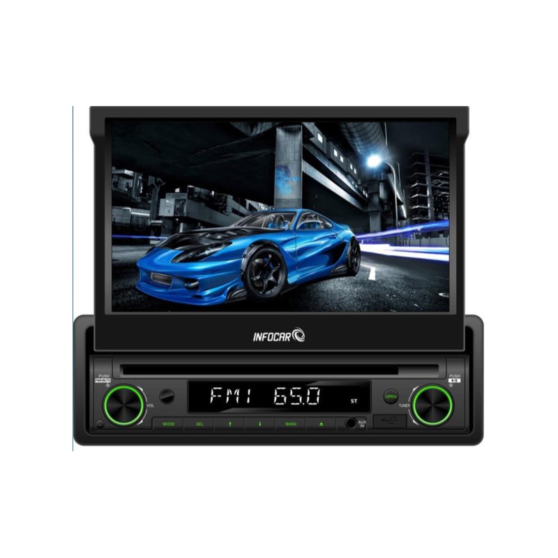 PANTALLA MOTORIZADA 7" DVD USB,SD