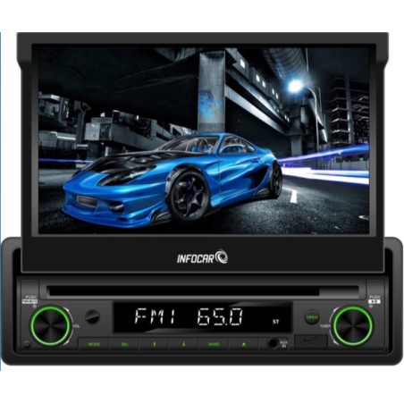 PANTALLA MOTORIZADA 7" DVD USB,SD