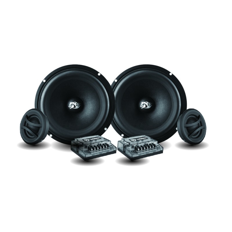 ALTAVOCES SISTEMA VIAS SEPARADAS 6.5" STEEL MATE