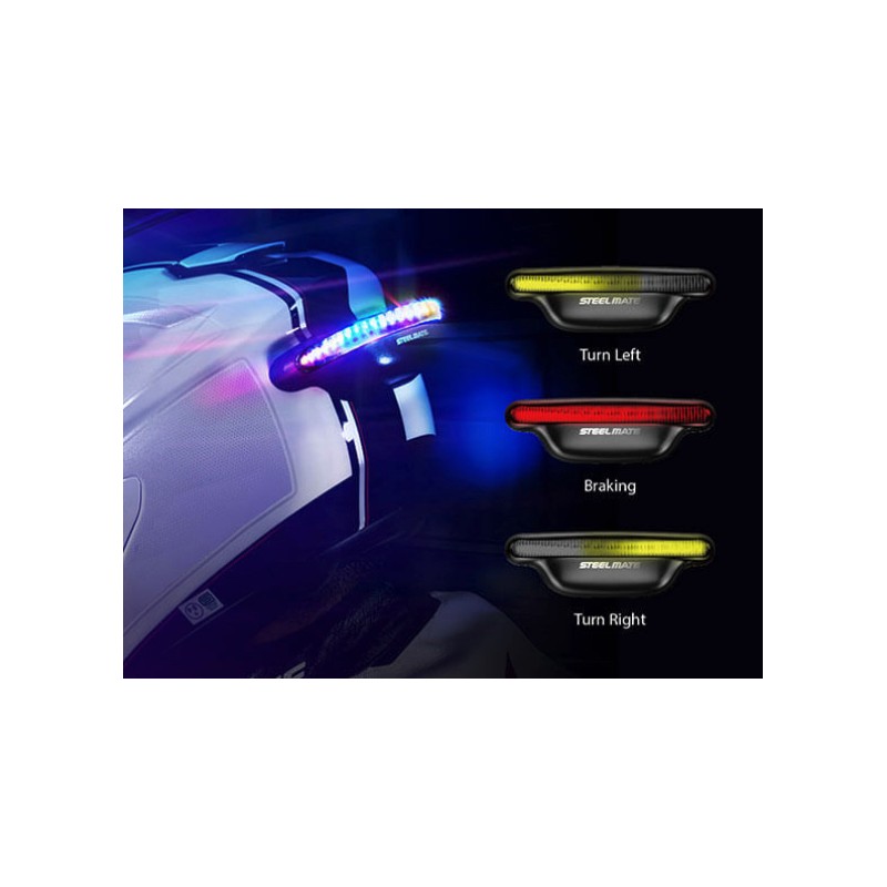 LUZ DE SEGURIDAD PARA CASCO DE MOTORISTAS