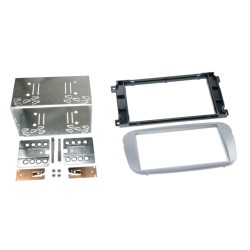 FRONTAL RADIO 2 DIN FORD 2 DIN COLOR PLATA