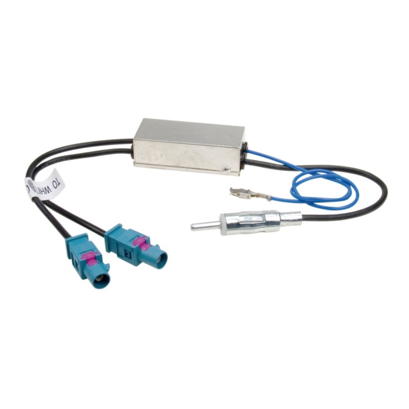 AMPLIFICADOR ANTENA DOBLE FAKRA A DIN