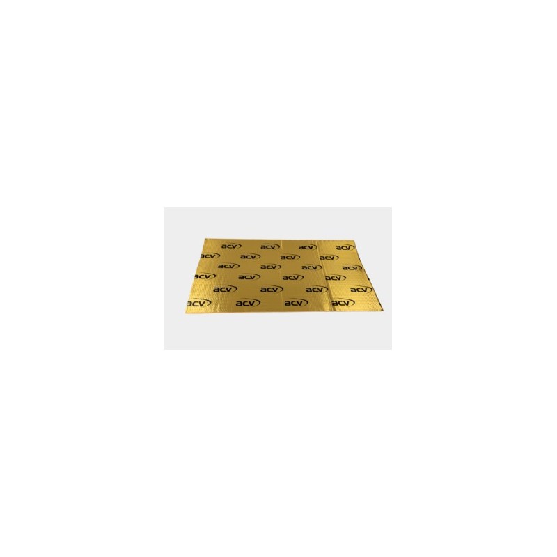 10 PIEZAS PLACA INSONORIZANTE ALUMINIO BUTILICO