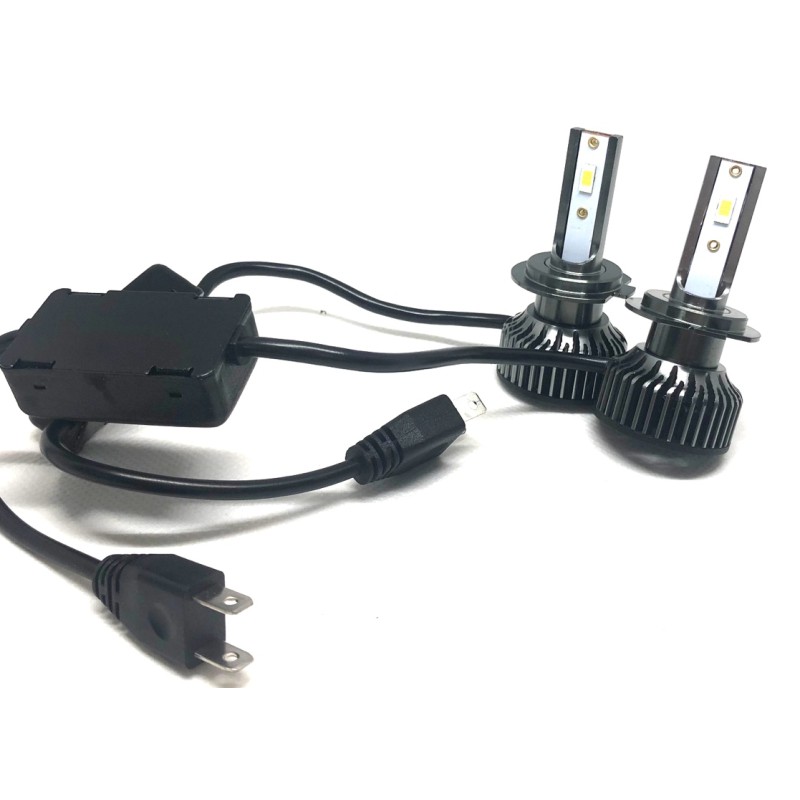 PAREJA BOMBILLA LED H7 STEEL MATE CON VENTILADOR