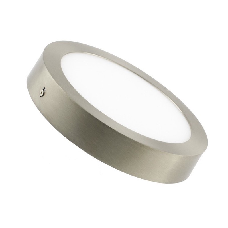 PLAFON LED 18W SUPERFICIE 4000K MARCO PLATA