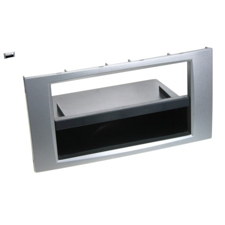 FRONTAL RADIO 2 DIN FORD COLOR PLATA 103