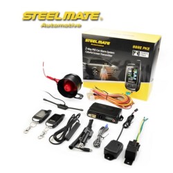 ALARMA 2 CANALES STEEL MATE CON MANDO DIGITAL