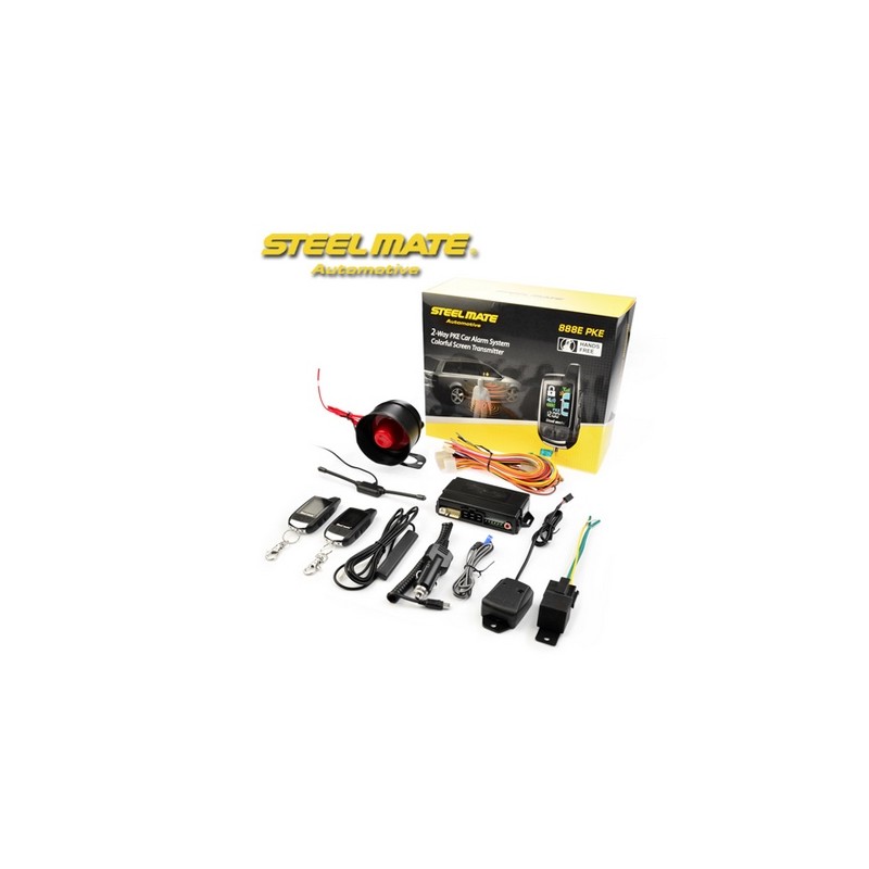ALARMA 2 CANALES STEEL MATE CON MANDO DIGITAL