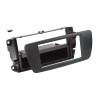 2-DIN facia plate with pocket Seat Ibiza nit black