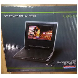 Dvd Usb Portatil 7" bolsa cabecero SIN BATERIA