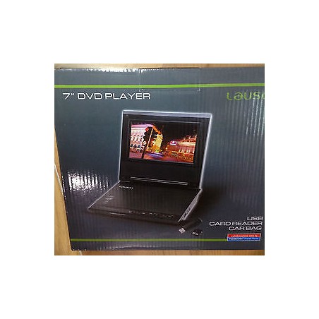 Dvd Usb Portatil 7" bolsa cabecero SIN BATERIA