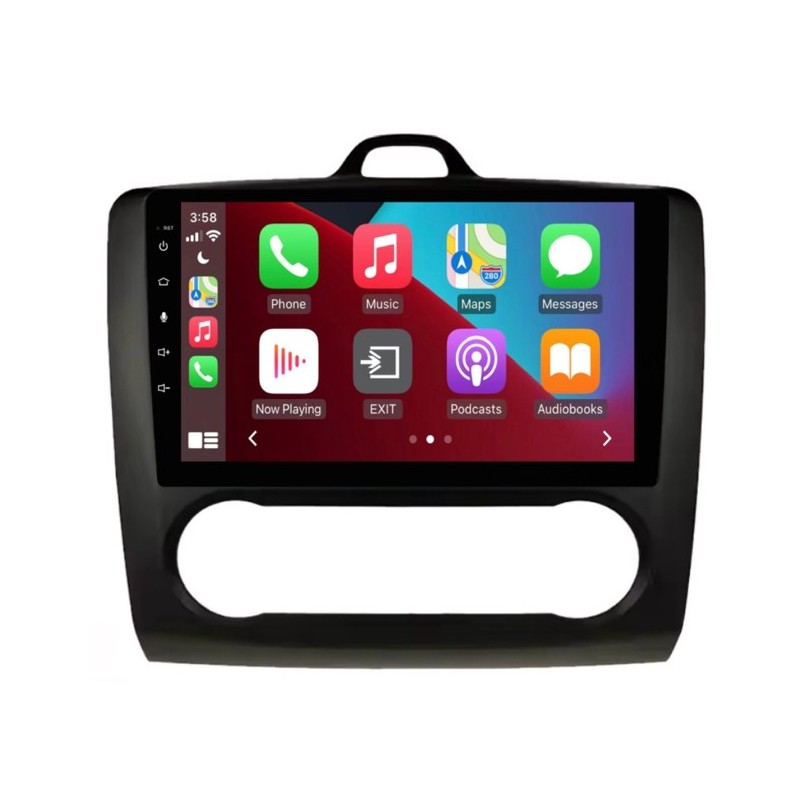 EQUIPO MULTIMEDIA OEM DE 9" FORD FOCUS NEGRO CLIMA