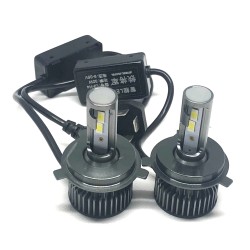 PAREJA BOMBILLA LED H4 STEEL MATE CON VENTILADOR