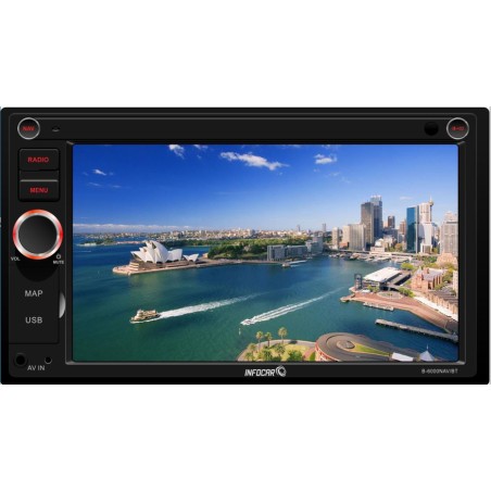 UNIDAD SIN MECANISMO GPS USB 2 DIN 6.2'' BT