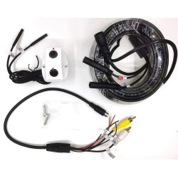 CAMARA TRASERA DUAL PARA AUTOCARAVANAS BLANCA