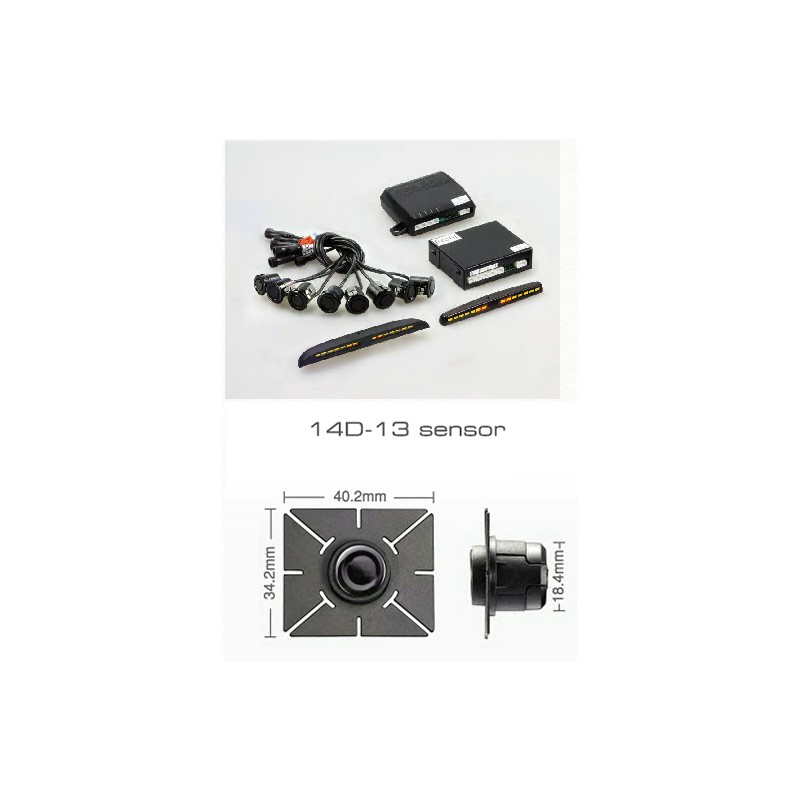 KIT SENSOR PARKING 8 CAPSULAS 2 DISPLAY M5