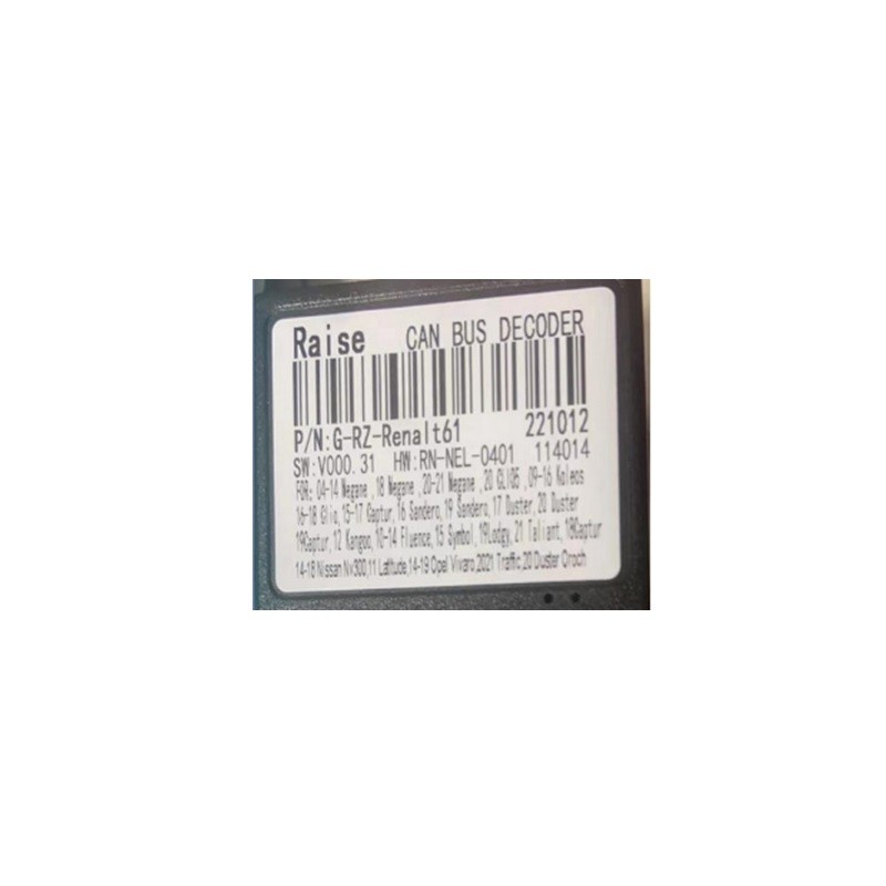 INTERFACE CANBUS RENAULT