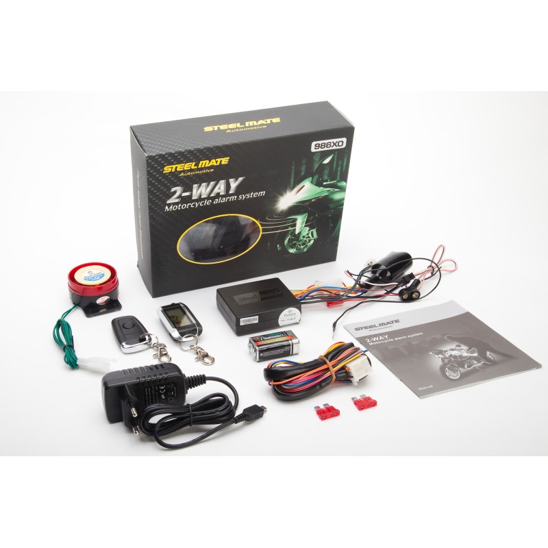 ALARMA PARA MOTO STEEL MATE CON MANDO DIGITAL