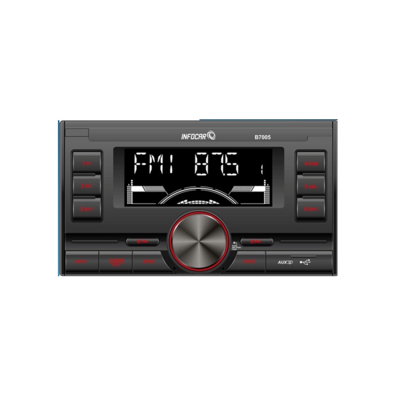 RADIO SIN MECANISMO 2 DIN Usb SD Jack
