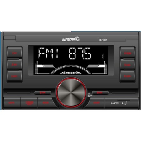 RADIO SIN MECANISMO 2 DIN Usb SD Jack