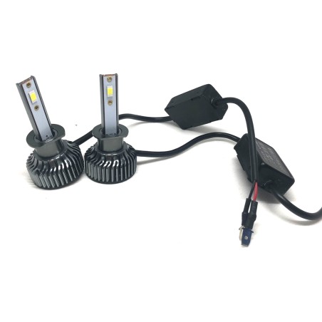 PAREJA BOMBILLA LED H1 STEEL MATE CON VENTILADOR