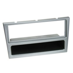FRONTAL RADIO 1 DIN OPEL COLOR PLATA MATE