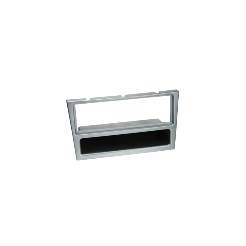 FRONTAL RADIO 1 DIN OPEL COLOR PLATA MATE