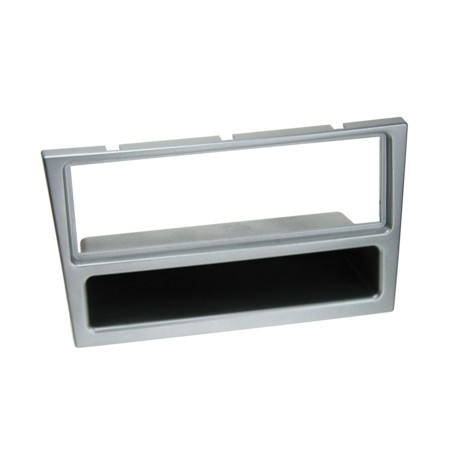 FRONTAL RADIO 1 DIN OPEL COLOR PLATA MATE