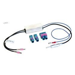 CONECTOR ANTENA DOBLE FAKRA A DIN AMPLIFICADO