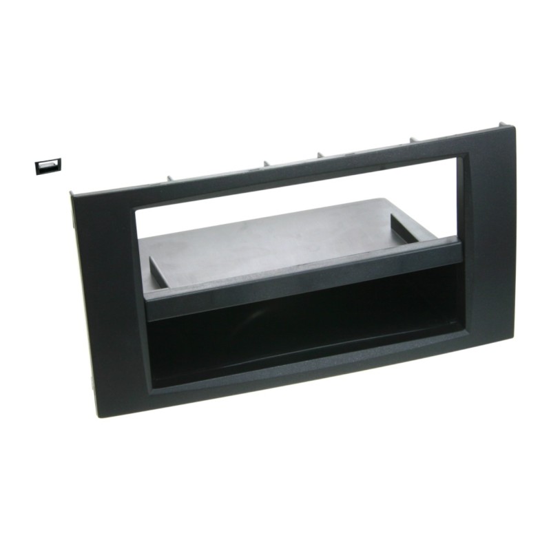 FRONTAL RADIO 1/2 DIN FORD COLOR NEGRO
