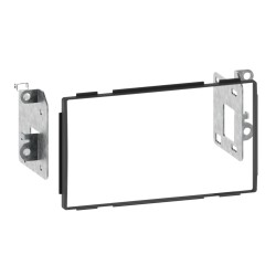 FRONTAL RADIO 2 DIN NISSAN QASHQAI 07-  NEGRO