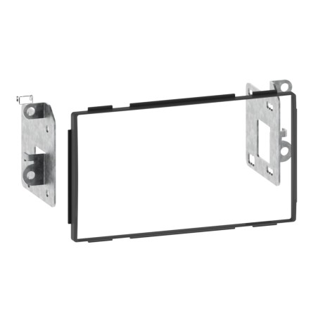 FRONTAL RADIO 2 DIN NISSAN QASHQAI 07-  NEGRO