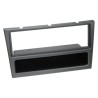 FRONTAL RADIO 1 DIN, OPEL,GRIS METAL